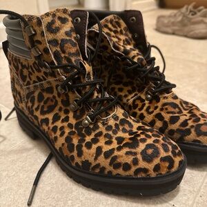 Timberland Leopard Print Women's Boots